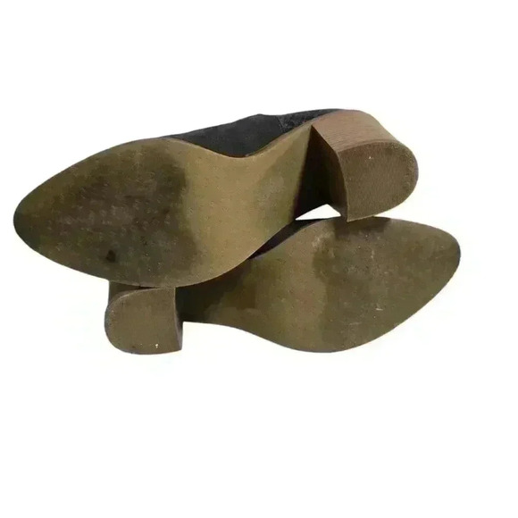 Dolce Vita DV8 Shai Mixed Material Heeled Gray Bootie Boots Shoes Size 9 - Picture 5 of 7